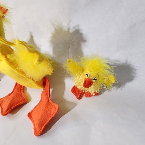 Annalee Easter Duck Family - Large Duck & 2 Ducklings - Retired Felt Figurines - Picture 4 of 11